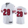Color Rush Limited San Francisco 49ers Talanoa Hufanga White Jersey 2 talanoa hufanga 49ers color rush limited white jersey