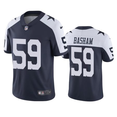 Tarell Basham Dallas Cowboys Navy Vapor Limited Jersey