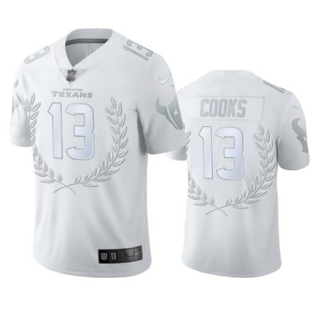 Houston Texans Brandin Cooks White Platinum Limited Jersey - Men's