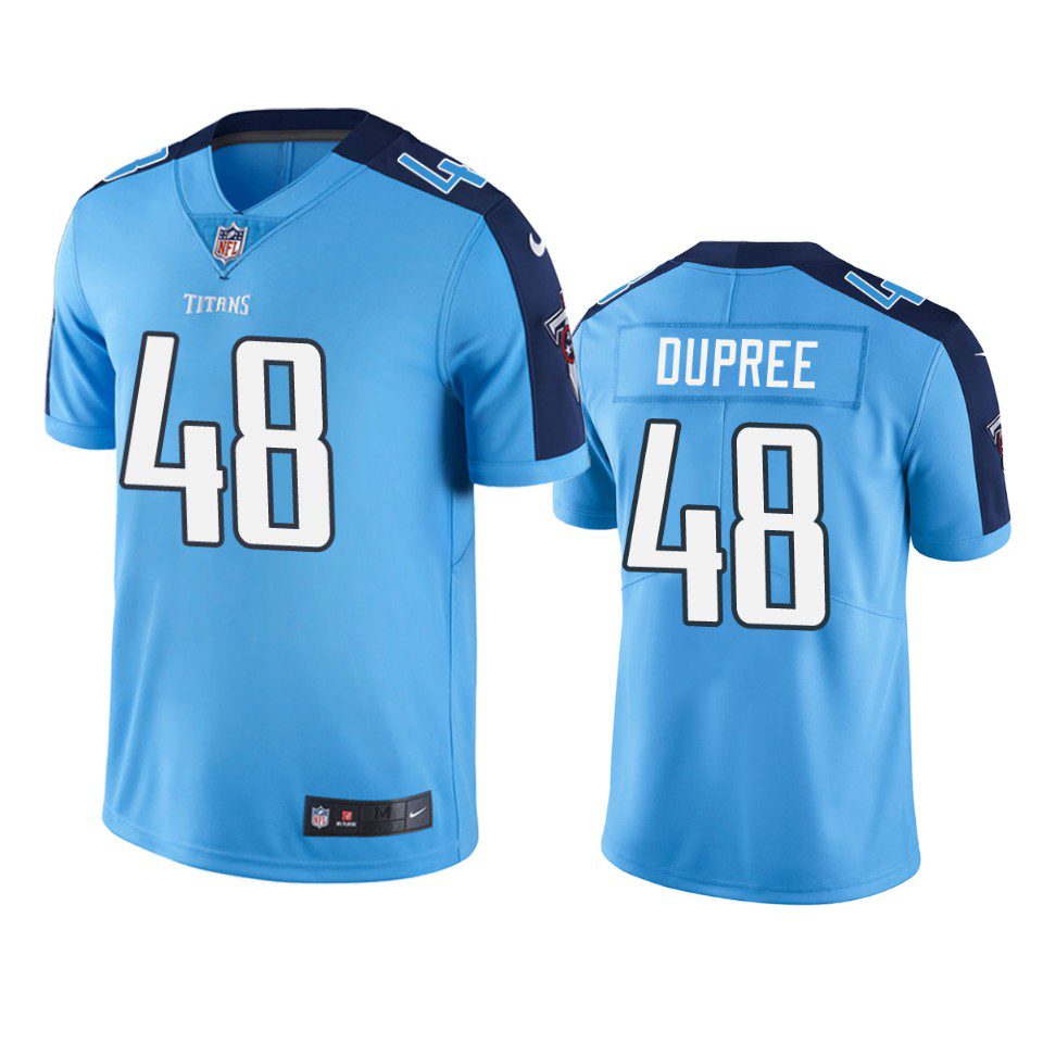 Bud Dupree Tennessee Titans Light Blue Vapor Limited Jersey 1 titans bud dupree light blue vapor jersey