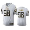 Jeffery Simmons Titans White 100th Season Golden Edition Jersey 3 titans jeffery simmons white golden edition 100th season jersey
