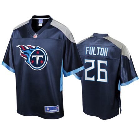 Tennessee Titans Kristian Fulton Navy Icon Jersey - Men's