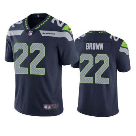 Seattle Seahawks Tre Brown Navy Vapor Limited Jersey