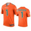tua tagovailoa dolphins 2021 inverted legend orange jersey
