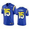 Tutu Atwell Los Angeles Rams Royal Vapor Limited Jersey 3 tutu atwell rams royal vapor jersey