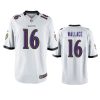 Baltimore Ravens Tylan Wallace White Game Jersey 3 tylan wallace ravens white game jersey