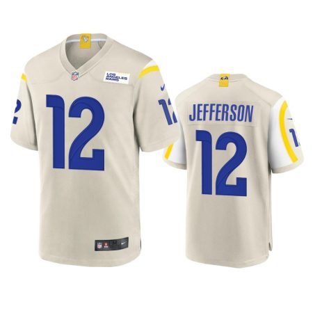Los Angeles Rams Van Jefferson Bone Game Jersey