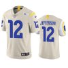 Van Jefferson Los Angeles Rams Bone Vapor Limited Jersey 3 van jefferson rams bone vapor jersey 0a