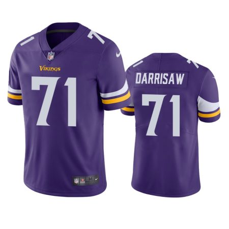 Christian Darrisaw Minnesota Vikings Purple Vapor Limited Jersey