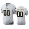 Custom Vikings White 100th Season Golden Edition Jersey 3 vikings custom white golden edition 100th season jersey