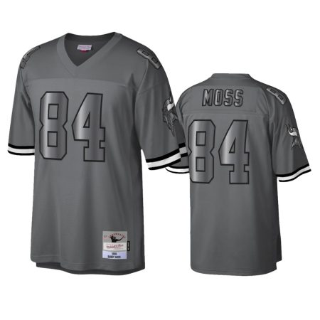 Minnesota Vikings Randy Moss Charcoal 1998 Retired Player Metal Legacy Jersey