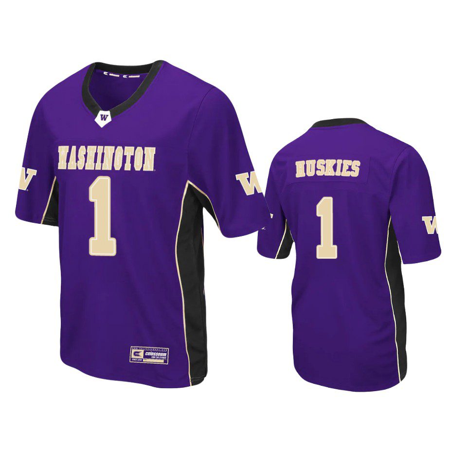 Washington Huskies Purple Max Power Jersey 1 washington huskies purple max power jersey