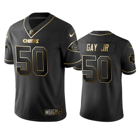 Chiefs Willie Gay Jr. Black Golden Edition Vapor Limited Jersey