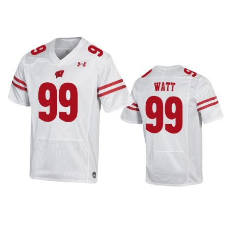 Wisconsin Badgers J.J. Watt White Replica Jersey