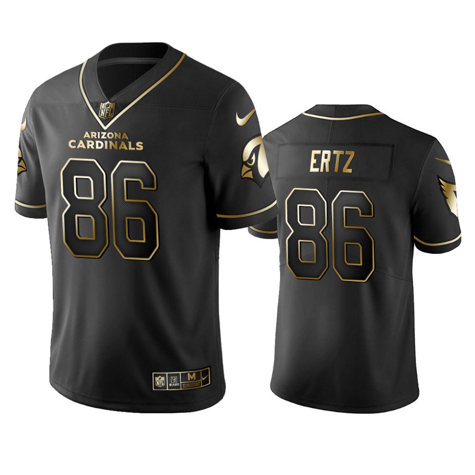Zach Ertz Cardinals Black Golden Edition Jersey 1 zach ertz cardinals black golden edition jersey