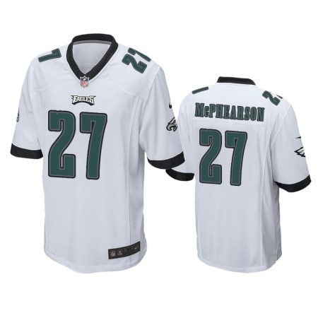 Philadelphia Eagles Zech McPhearson White Game Jersey