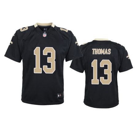New Orleans Saints #13 Michael Thomas Black Game Jersey - Youth