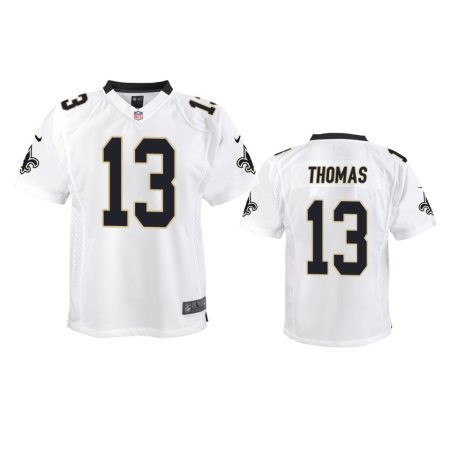 New Orleans Saints #13 Michael Thomas White Game Jersey - Youth