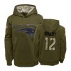 2018 salute to service tom brady youth hoodie