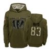 Cincinnati Bengals Tyler Boyd Olive 2018 Salute To Service Hoodie - Youth 3 2018 salute to service tyler boyd youth hoodie