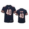 Chicago Bears #40 Gale Sayers Navy Game Jersey - Youth 2 40 gale sayers navy game jersey