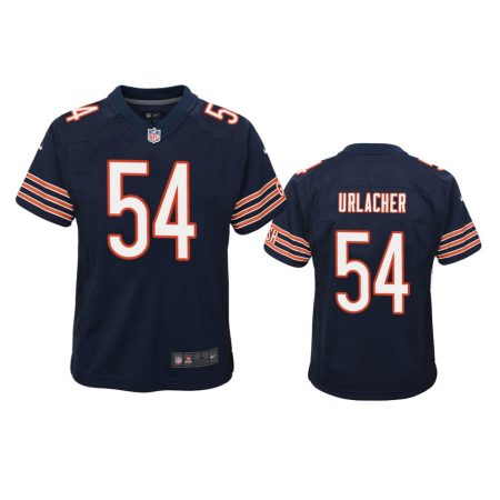 Chicago Bears #54 Brian Urlacher Navy Game Jersey - Youth