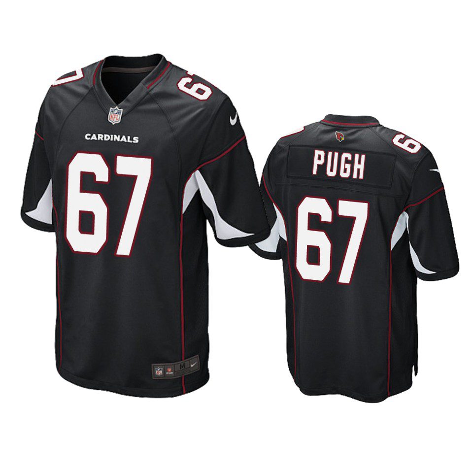 Arizona Cardinals #67 Justin Pugh Black Game Jersey - Men's 1 67 justin pugh black jersey