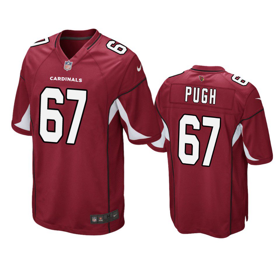Arizona Cardinals #67 Justin Pugh Red Game Jersey - Men's 1 67 justin pugh red jersey