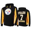 Pittsburgh Steelers #7 Ben Roethlisberger Black Team Iconic Hoodie - Men 3 7 black ben roethlisberger hoodie