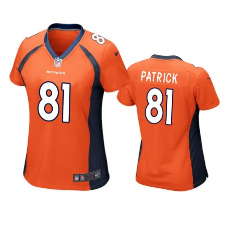 Denver Broncos #81 Tim Patrick Orange Game Jersey - Women