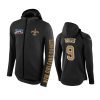 New Orleans Saints #9 Drew Brees Black NFL 100th Anniversary Hoodie - Men 2 9 black drew brees hoodie 0a