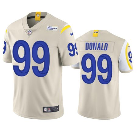 Aaron Donald Los Angeles Rams Bone Vapor Limited Jersey