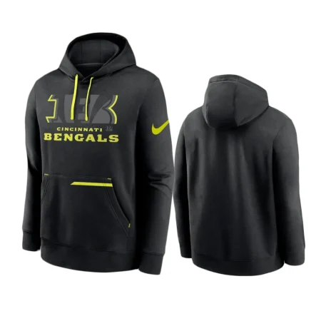 Cincinnati Bengals Black Volt Pullover Hoodie