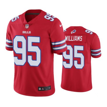 Buffalo Bills #95 Men's Red Kyle Williams Color Rush Limited Jersey