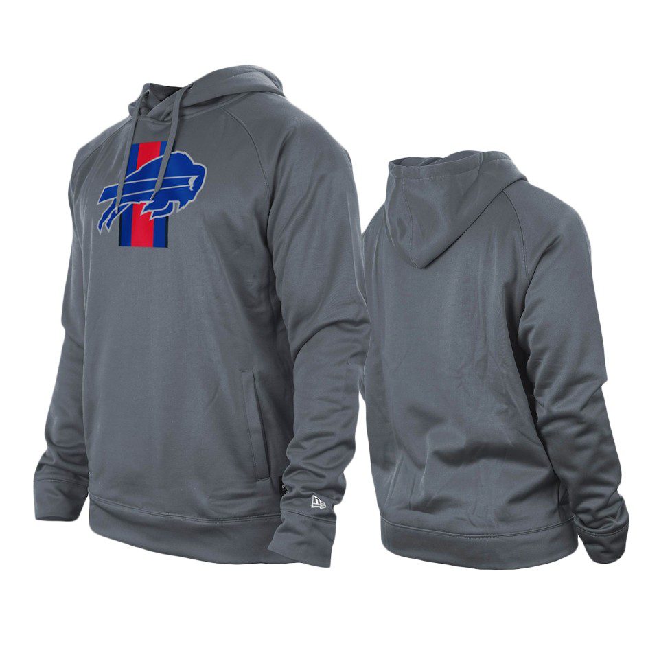 Buffalo Bills Gray Training Camp Raglan Pullover Hoodie 1 bills gray training camp raglan hoodie