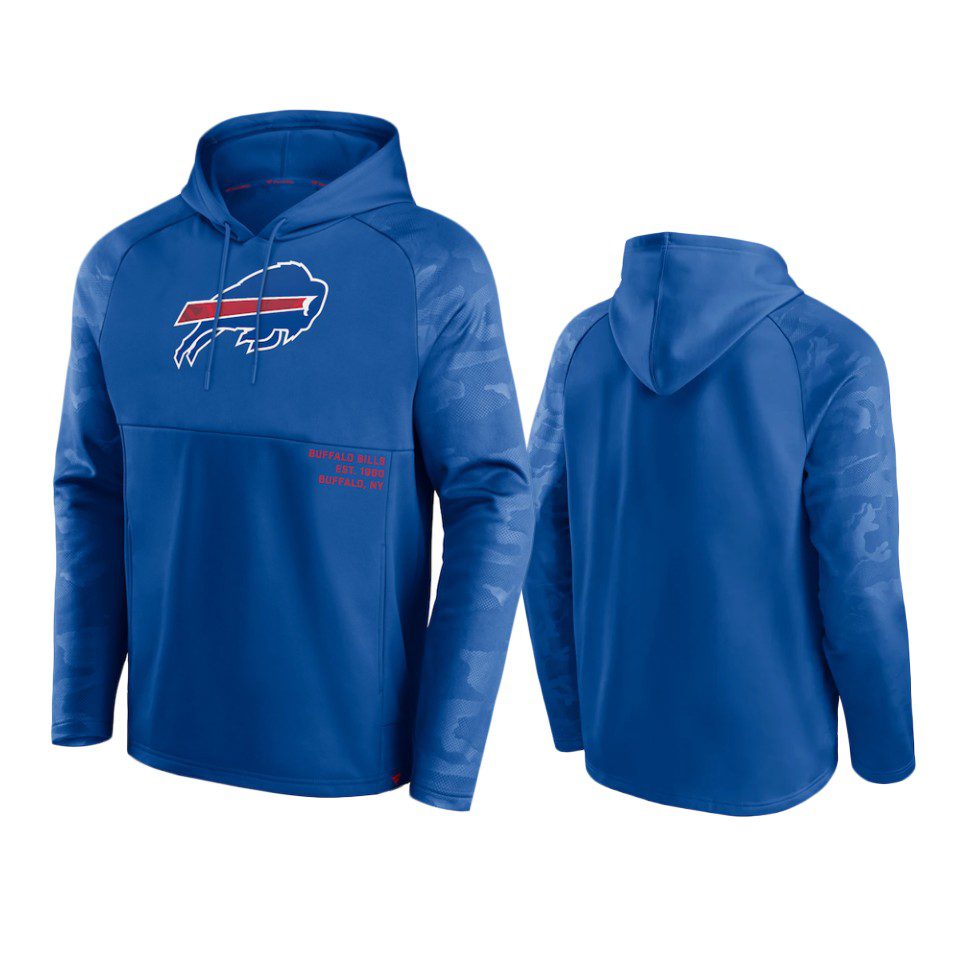 Buffalo Bills Royal Shade Defender Raglan Pullover Hoodie 1 bills royal shade defender raglan pullover hoodie