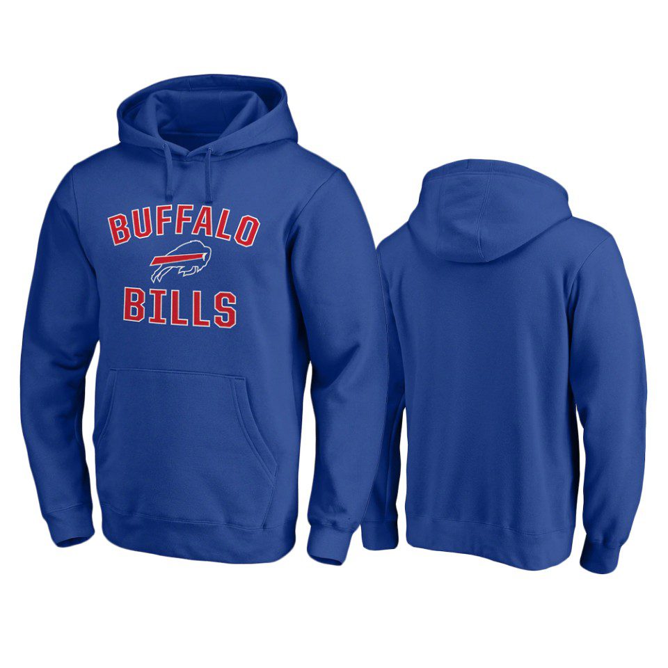Buffalo Bills Royal Victory Arch Pullover Hoodie 1 bills royal victory arch pullover hoodie