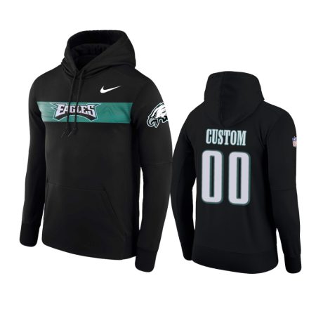 Cincinnati Bengals #00 Custom Black Nike Pullover Sideline Team Hoodie - Men's