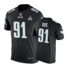 Philadelphia Eagles #91 Fletcher Cox Super Bowl LII Champ Nike T-Shirt - Men's 2 black fletcher cox t shirt