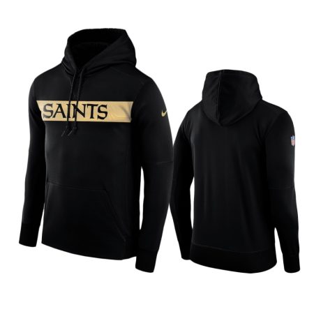 Baltimore Ravens # Black Nike Pullover Team Sideline Hoodie - Men's