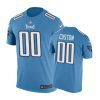 Carolina Panthers #00 Custom Color Rush Nike T-Shirt - Men's 3 blue custom t shirt