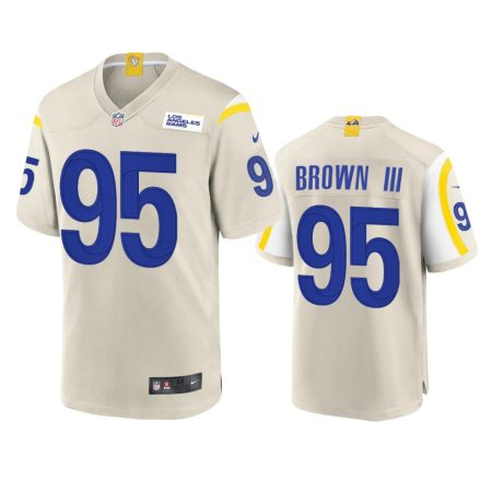 Los Angeles Rams Bobby Brown III Bone Game Jersey