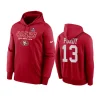 San Francisco 49ers Brock Purdy Scarlet Super Bowl LVIII Hometown Pullover Hoodie 3 brock purdy scarlet super bowl lviii hometown hoodie