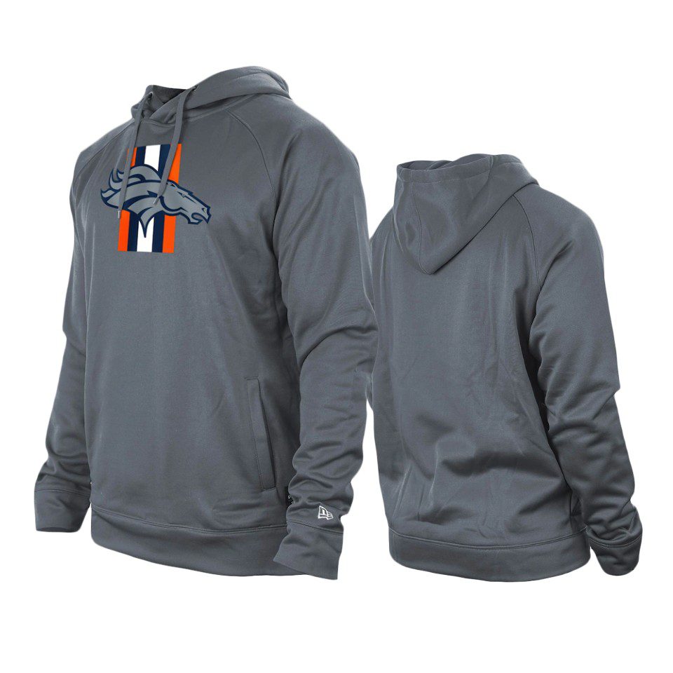 Denver Broncos Gray Training Camp Raglan Pullover Hoodie 1 broncos gray training camp raglan hoodie