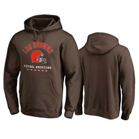 Cleveland Browns # Brown Futbol Americano Hoodie - Men's