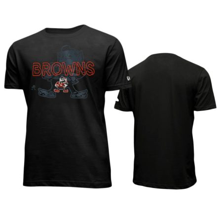 Cleveland Browns Black 2020 NFL Draft Cap Hook Up T-Shirt