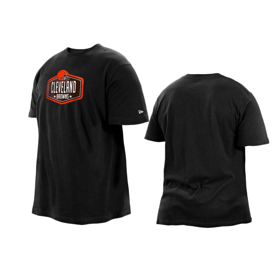 Cleveland Browns Black 2021 NFL Draft Hook T-Shirt 1 browns black 2021 nfl draft hook t shirt