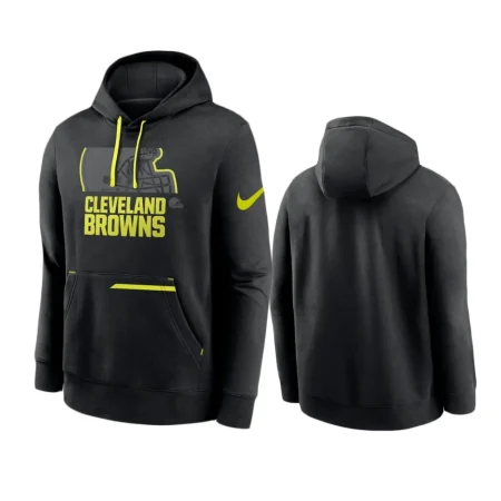 Cleveland Browns Black Volt Pullover Hoodie