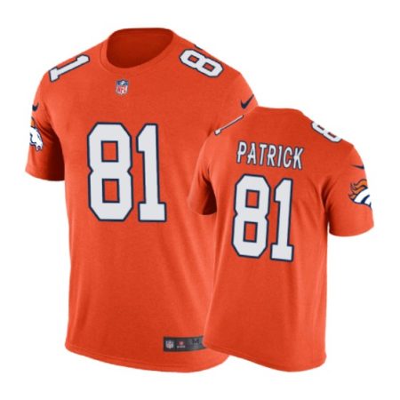 Denver Broncos #81 Tim Patrick Color Rush Nike T-Shirt - Men's