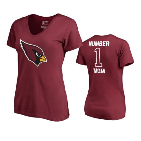 Arizona Cardinals Cardinal Mother's Day #1 Mom T-Shirt